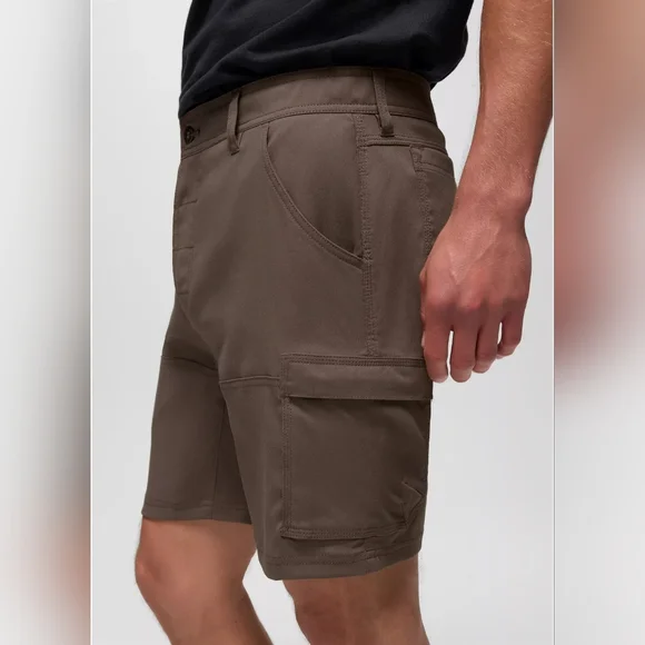 Prana Stretch Zion™ Cargo Shorts in Mud - Size 33 - Picture 6 of 8